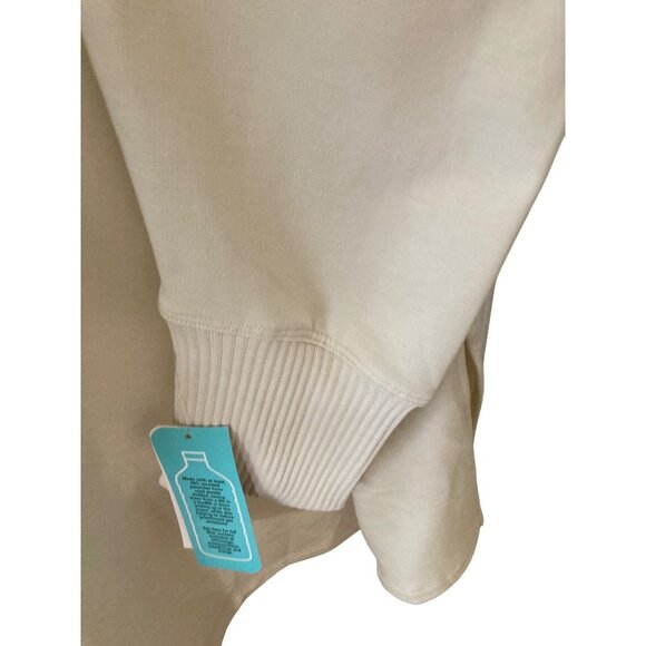 MTA Sport Womans Mauve Long Sleeve Tie Cowl Neck Pockets Athletic Top Size 2X - Picture 3 of 7